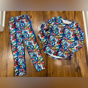 Bula Kids Base Layer Set Pajama Set Colorado Ski Winter Outdoor Hockey Snowboard